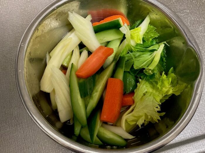冷蔵庫にある野菜で作る 中華ピクルス