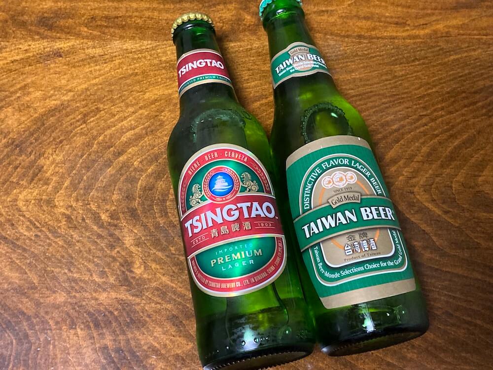 台湾ビールと青島ビール