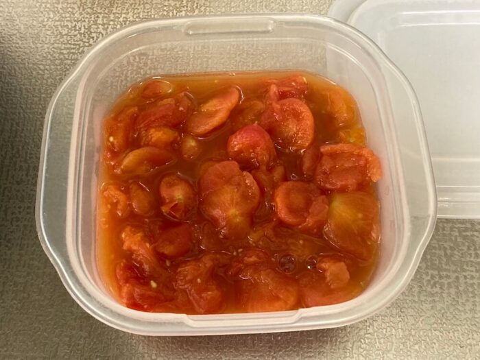 トマトの水煮 完成