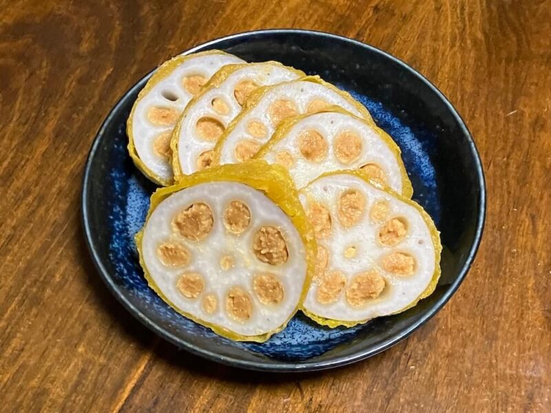 からし蓮根を作ろう