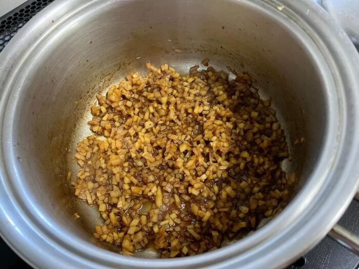 味がついてきた生姜